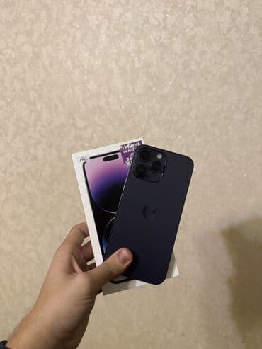 iphone mingəçevir: IPhone 14 Pro Max, 256 GB, Deep Purple — 1