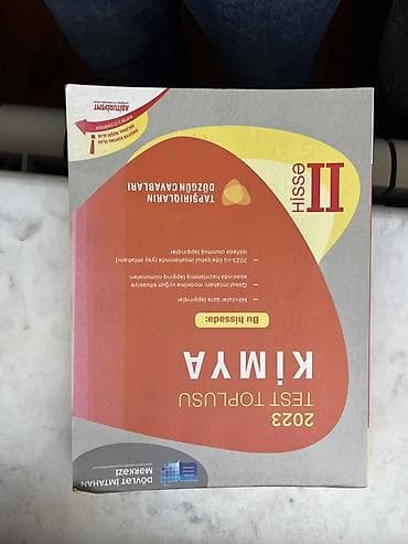 prava test: Məhsul: 2023 Test Toplusu – Kimya (II hissə) Təsvir: - TQDK/DİM — 1