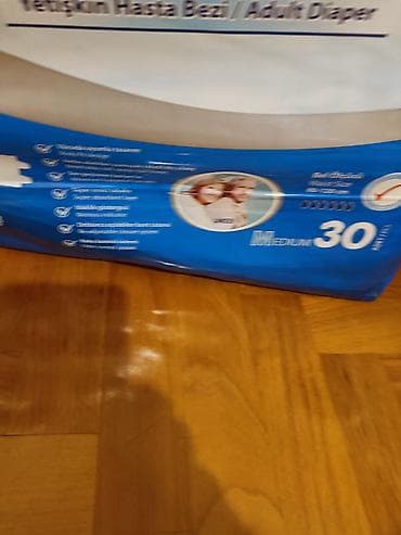 pampers 1: Xəstə bezi ( böyüklər üçün ) M ölçü. Açıqdır. 16 ədəd qalıb içində — 2