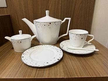 Çay dəsti, rəng - Ağ, Farfor lalafo.az -da Çay dəsti, rəng - Ağ, Farfor