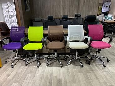 komputer stolu satilir: Новый, С колесиками, Рукояти регулируются, Кожа — 6