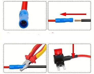 qaz sensoru: Avtomobil elektrik qoruyucusu (predaxranitel, fuse, rele) üçün tutacaq — 3