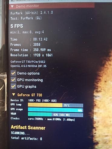 port: Məhsul: Nvidia GeForce GT 730 videokart - Model: GT730-2GD5 (etiketdə — 5