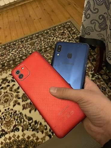 asus rog 3: Samsung Galaxy A20e, rəng - Qırmızı, Barmaq izi — 1