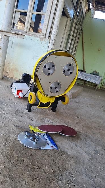 Payalniklər, lehim aparatları: Sənaye döşəmə cilalama və daşlama maşını - Tətbiq: beton, mozaika — 4