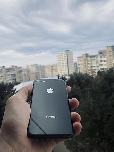atv elaqe: IPhone 8, 256 GB, Qara, Barmaq izi — 2