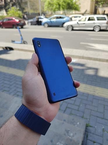a 10 telefon: Samsung Galaxy A10, 32 GB, rəng - Qara, Sensor, Sənədlərlə, Zəmanət — 1