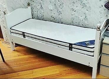 İşlənmiş, Təknəfərlik çarpayı, Bazasız, Matras ilə, Siyirməsiz