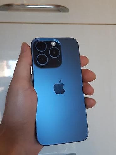 ayfon 17 pro: IPhone 15 Pro, 128 GB, Blue Titanium, Face ID — 3