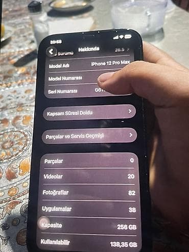 apple simli qulaqlıq: IPhone 12 Pro Max, 256 GB, Pacific Blue, Face ID — 4