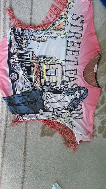 alt geyimi: Qadın bluz/kofta – “Street Fashion” printli olcu- S, M, L - Üst — 7