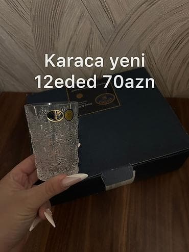 Rümkalar, Xrustal, 12 ədədli dəst, Türkiyə