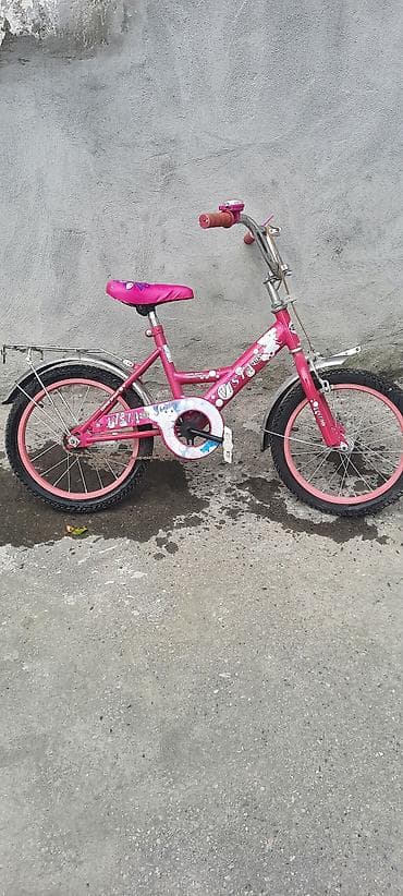 Спорт и хобби: Uşaq üçün Vista markalı velosiped. Parlaq çəhrayı rəngdədir və — 1