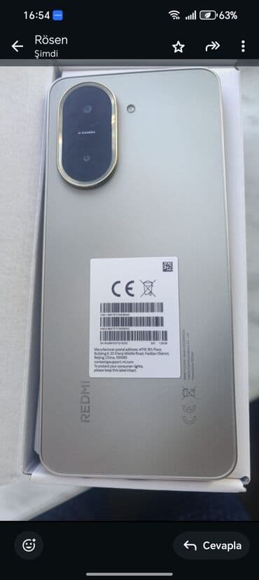 Redmi A5, 128 GB, rəng - Gümüşü, İki sim kartlı