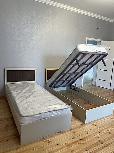 ikimertebeli carpayilar: Birnəfərlik, Bazalı, Pulsuz matras, Siyirməsiz, Azərbaycan, Mat laminat — 1