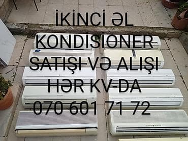 Elektronika: İkinci əl kondisionerlərin satışı hər kv da kondisionerlərimiz var — 1