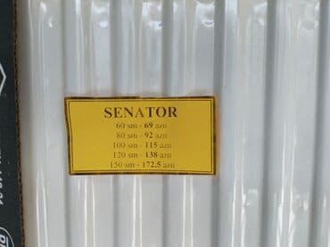 panel radyatör: İstilik radiatoru ağ rəngdə, şaquli panellərlə hazırlanmışdır. Bu — 2