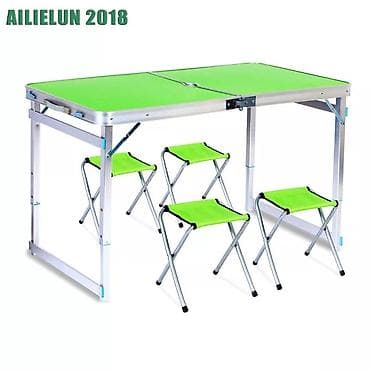 Piknik masası ✔Açilib yiğilan ✔çomadan şekilinde daşina bilen ✔4
