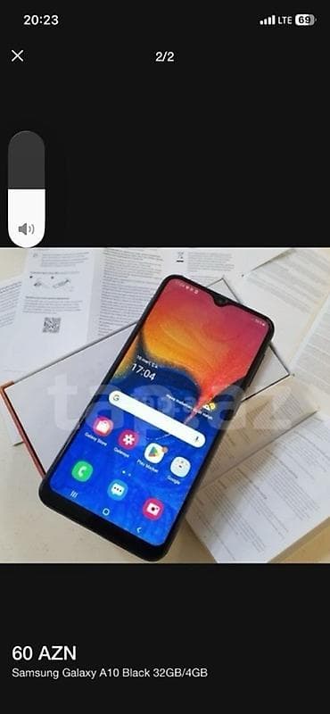 telefon redmi not 9: Samsung Galaxy A10, 32 GB, rəng - Qara — 3