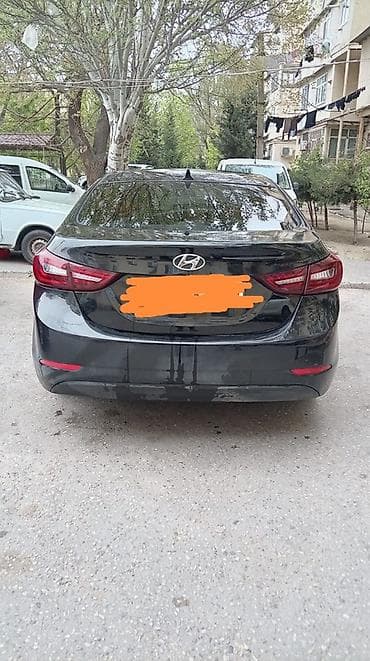 cls 63 amg: Hyundai Elantra sedan - Kuzov: qara rəng, 4 qapı, aerodinamik ön — 2