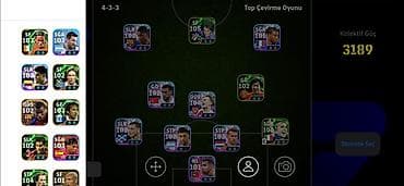 EFootball 2024 hesabı – güclü komanda və zəngin kart kolleksiyası -