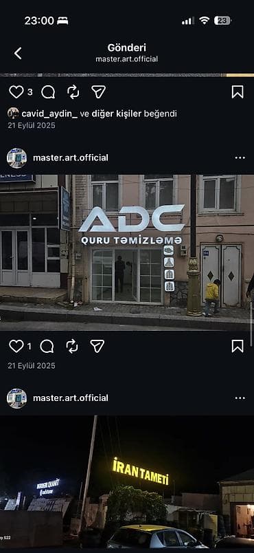 loqolar: Xidmət: İşıqlı reklam lövhələri və interyer brendinqi Təsvir: - Fasad — 8