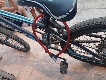 cube velo: Vista dağ velosipedi - Çərçivə: yüngül alaşımlı, qara-mavi rəng — 5