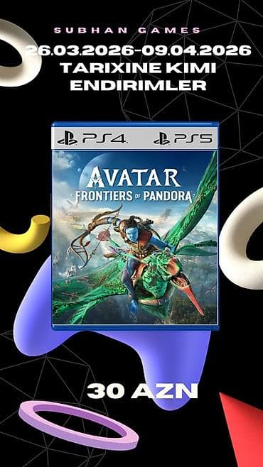 playstation 5 в баку: PS4/PS5 oyunları – endirimli Tarix: 26.03.2026–09.04.2026 (Subhan — 7
