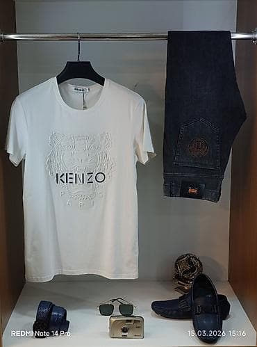 Cinslər: Kişi geyim dəsti – polo və futbolka variantları, cins şalvar və — 4