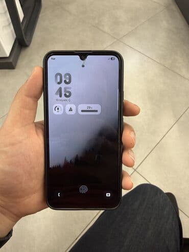 ayfon 6 barter: Samsung Galaxy A34, 128 GB, rəng - Bənövşəyi, Barmaq izi — 1