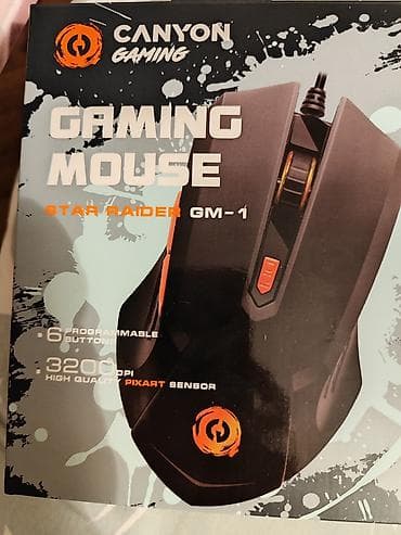 video kart satisi: Canyon Gaming “Star Raider GM-1” oyun siçanı - 6 proqramlaşdırılan — 1