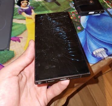 ZİL: Samsung Galaxy S23 Ultra, rəng - Boz, Qırıq — 4