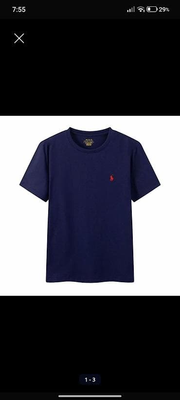 wolt geyim: Futbolka, Ralph Lauren, rəng - Qara — 3