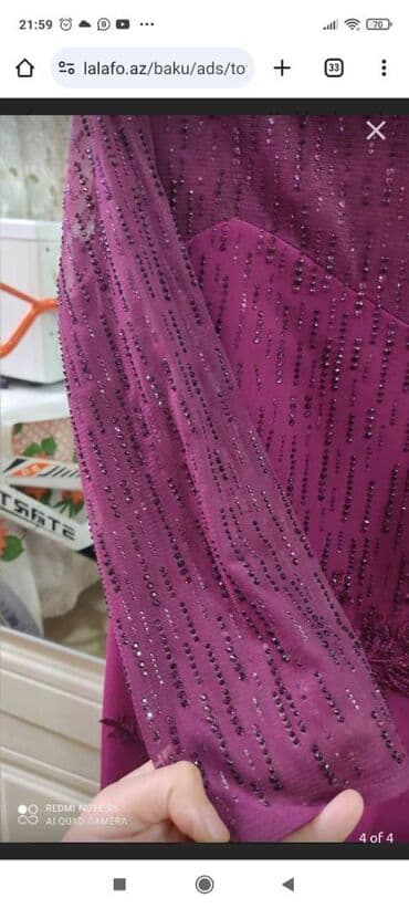 atlas don modelleri: Ziyafət geyimi 42-44 razmer yeni kimidi.1 dəfə toya geyinilib — 3