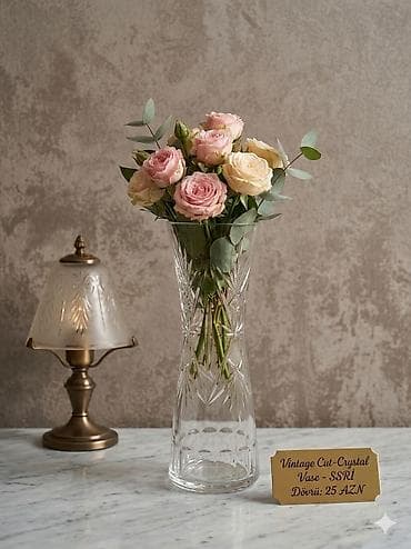 xurustal vaz: Bir vaza, Xrustal — 1