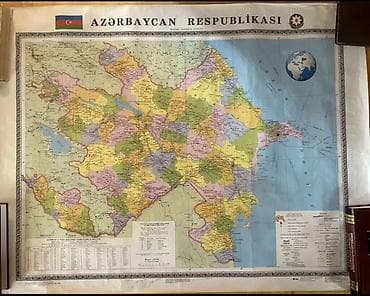 pla filament: Məhsul: Azərbaycan Respublikasının divar xəritəsi Eni 83 Uzunluğ 1.17 — 1