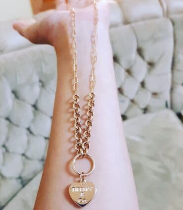 1 qram ağ qızılın qiyməti: Boyunbağı, Tiffany, Sarı qızıl, 585 Əyar, 551 g, Ödənişli çatdırılma, Pulsuz çatdırılma — 3