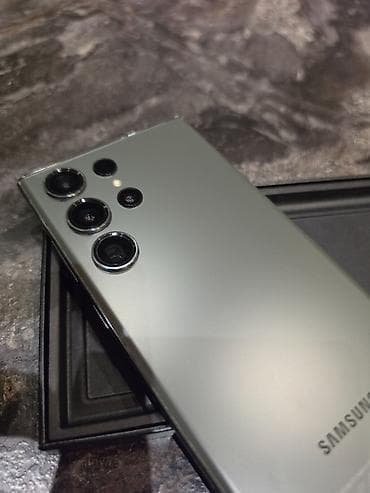 Samsung Galaxy S23 Ultra, 256 GB, rəng - Yaşıl, Sensor, Barmaq izi, Simsiz şarj
