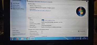 intel i5 notebook: Acer Aspire one netbuku. Windows 7 yazılıb. İşlək vəziyyətdə ekranın — 4