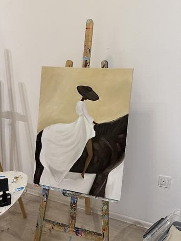 26 yas sekilleri: Müəllif işi – yağlı boya tablo - Ölçü: 60x80 - Texnika: kətan — 3