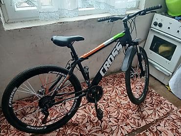 sport velosiped: CROSS dağ velosipedi - Çərçivə: yüngül ərintili, hardtail tipli, qara — 1
