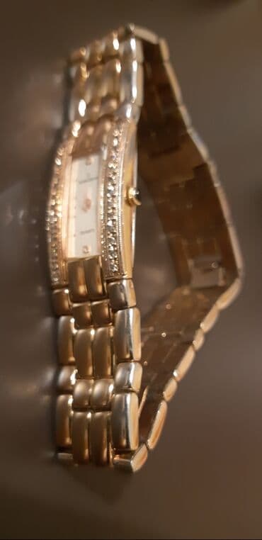 электронные часы: İşlənmiş, Qol saatı, Romanson, rəng - Qızılı — 3