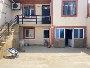 Obyekt/yaşayış sahəsi – həyətli, 2 mərtəbəli tikili - Geniş, daşla