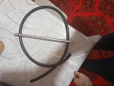 bas: Nərgilə dəsti - Klassik tip nərgilə: metal gövdə, şüşə kolba — 5