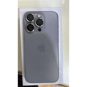 iphone 1 almaq: IPhone 15 Pro, 128 GB, Natural Titanium, Face ID — 1