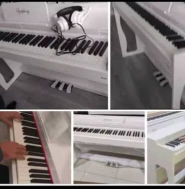 mp 3mp4: Təzədir 88 klavişli tam oktava Elektro Pianino. Qulaqcıq, oturacaq — 5