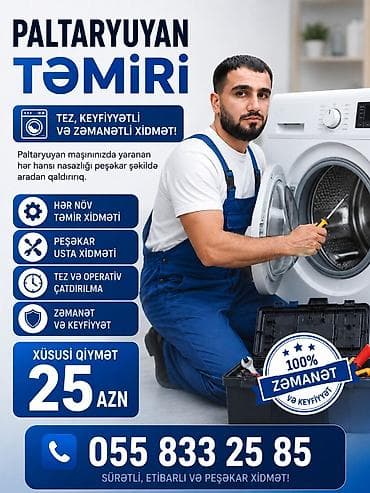 Paltaryuyan təmiri xidməti Tez, keyfiyyətli və zəmanətli servis