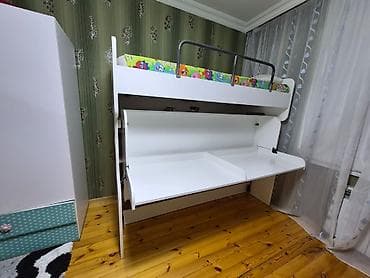 körpü mebel: 2 mertebeli alt hisse 2 neferlik yazi masasi olan çarpayi tecili — 5