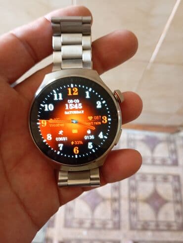 idman ayaqqabı: Smart saat, Sensor ekran, rəng - Gümüşü — 1