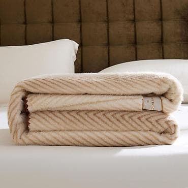 bamboo tekstil: First Home brendinin ultra-yumuşaq pledi - Material: qalın, tüklü — 5